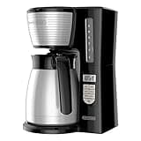 BLACK+DECKER 12-Cup Thermal Programmable Coffee maker, Brew Strength Selector, Auto-clean, Black and Silver