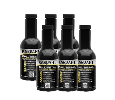 Bardahl 1560 Full Metal Motor Oil Additive - Car Engine Protection Treatment - ZDDP Formula with C60 Fullerenes Nano Anti-Wear Anti-Friction Formula to Protect & Lower Temperature - 12 fl oz (6 Pack)