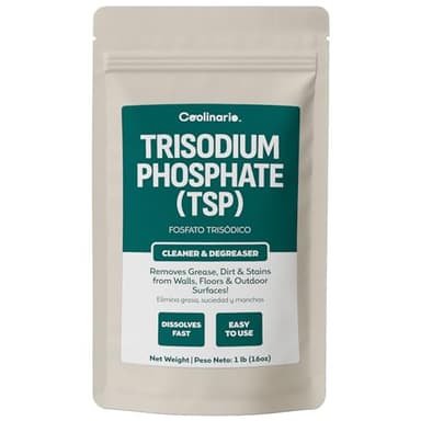 Coolinario Trisodium Phosphate - TSP Cleaner (1 LB) Heavy-Duty Cleaner & Degreaser for Walls, Floors & Outdoor Surfaces | Removes Grease, Dirt & Stains | Ideal for Home & Industrial Use