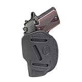 1791 Gunleather 4-Way Holster - OWB and IWB CCW - Right Handed Leather Gun Holster - Fits Sig Sauer P365, P238 and Ruger LCP 380