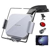 15W Wireless Car Charger for Samsung Galaxy Z fold 6/5/4/3/2,[Dual Coils] Auto-Clamping Air Vent Dashboard Car Phone Holder for Galaxy Z Fold 6 Car Mount(with QC3.0)