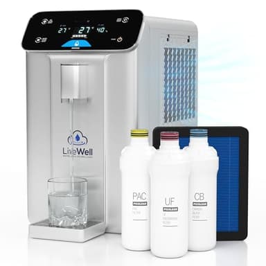 2025 Improved Atmospheric Water Generator for Drinking Water S20, 4-Stage Purification 10L, 110V Countertop Atmospheric Water Filter with UV Filtration, Countertop Drinking Water Filter System
