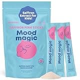 JoySpring Pixie Sticks with Saffron & GABA for Kids | Mood Balance Supplements for Kids | Sugar-Free Powder Candy or Water Flavor Powder (25 Servings)