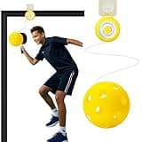 Pickleball Trainer，Pickleball Rebounder，Pickleball Training Device Enhances Reaction Time and Hand Eye Coordination，Exercises for All Ages (Paddle Not Included)