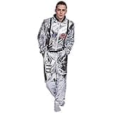 EraSpooky Men's Astronaut Spaceman Costume(Silver, Medium)