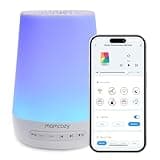 Baby Sound Machine, Momcozy White Noise Machine for Baby Sleeping with Night Light, Toddler Sleep Trainer with 34 Soothing Sounds, Timer, App Remote Control, Personal Sleep Routine (Blue)