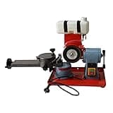 TECHTONGDA Water Injection Grinding Grinder Machine 220V, Round Circular Saw Blade Sharpener Machine with Water Tank, Rotary Angle Mill Grinding Sharpening Machine for Carbide Tipped Saw Blade