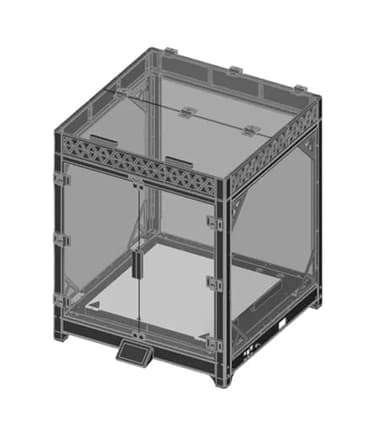 Compatible for Sovol SV08 Max 3D Printer Full PC Enclosure Kit 4MM Thickness(One Piece Version)