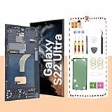 LNONLS Galaxy S22 Ultra 5G LCD Display Screen Assembly Replacement for Samsung Galaxy S22 Ultra Touch Digitizer Screen with Frame Toolkits S908U S908A US Version Black(Fingerprint is not Supported)