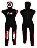 Un-Filled Wrestling Dummy Grappling Dummy Jiu Jitsu Dummy for BJJ Judo Karate Training Adult and Youth Practice Dummies (Black, 6ft / 72 inches)