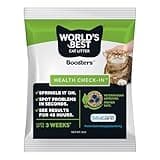 WORLD'S BEST CAT LITTER® Boosters™ Health Check-in™ | Cat Litter Additive for Health Monitoring | UTI Monitoring and Detection with Color Changing Indicator | Home Testing | Vet Approved | 12g