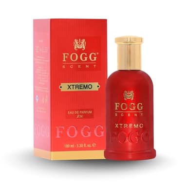 FOGG Scent Xtremo Eau de Parfum for Men | Fresh Spicy Perfume | Adventure Fragrance with Citrus, Leather & Musk | Long Lasting EDP Spray | 3.38 oz (100 ml) | Perfect for Daily Wear, Office & Party Use