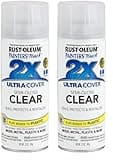 Rust-Oleum 249859 Painter's Touch 2X Ultra Cover Spray Paint, 12 oz, Semi-Gloss Clear (Pack of 2)