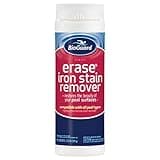 BioGuard Erase Iron Stain Remover, 1.75 lb, Highly Effective Iron Stain Remover, Restore Pool Surfaces, Suitable for All Pool Types