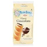 Mulino Bianco | Italian Biscuits | Mulino Bianco Cioccolato Flutes | Italian Pastry | 9.87 Ounce Total Weight