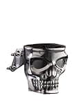 Kruzer Kaddy 1025 Chrome Skull Mount,1 Pack