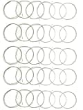TUOREN 5 Sets of 6 String Classical Guitar Strings (3 Clear Nylon & 3 Nylon Core Alloy Winding)