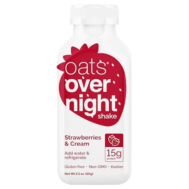 Oats Overnight Strawberries & Cream Overnight Oats Shake, 2.1 OZ