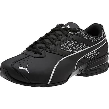 PUMA Men's TAZON 6 WIDE FRACTURE FM Cross Training Sneaker, Puma Black-Puma Black, 11