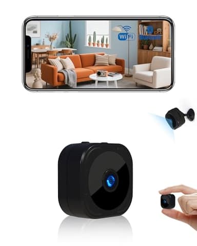 AOBOCAM 1080P HD Indoor Camera for Indoor Security with App Control Motion Detection & Night Vision Wireless WiFi Rechargeable Pet Camera for Home/Office 24/7 Cycle Save Video Only (1080P)