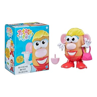Mr. Potato Head Mrs. Potato Head Classic Toy For Kids Ages 2 and Up, Includes 12 Parts and Pieces to Create Funny Faces