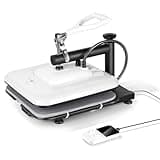 HTVRONT Heat Press Machine for T Shirts - 15x15 Swing Away Shirt Press Machine - Professional Heat Press for Sublimation, Vinyl, Heat Transfer Projects, Heats Up Fast & Distribute Heat Evenly (White)
