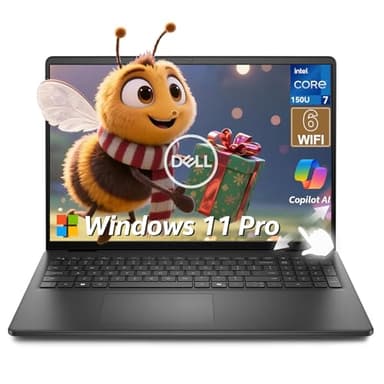Dell 16 Touchscreen Laptop DC16250 for Business & Student, Intel Core 7 150U (Beat i7-1355u), 16" FHD+ IPS 300 Nits, Windows 11 Pro, Copilot AI, Backlit KB, WiFi 6 & BT(16GB DDR5 | 1TB SSD)