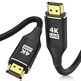 KELink 4K HDMI Cable 50Feet, in-Wall CL3 Rated HDMI Cable 2.0 Support (HDR10 8/10bit 18Gbps HDCP2.2 ARC) High Speed HD Shielded Cord Compatible with Roku TV/Laptop/PC/HDTV