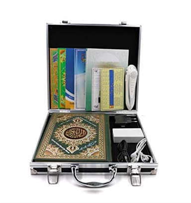 The Qur’an Book Point Read Pen-Quran Word by Word with Alu Hard Box M9