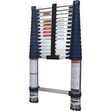 CORE Distribution XTEND+Climb 785P Telescoping Ladder, 250 lb Weight Capacity, 16-Step, Aluminum