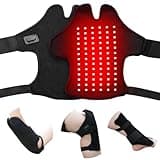 Bnlei Multi-Functional Red Light Therapy Belt for Neck, Knee, Feet, Hands, etc. 660nm & 850nm Near-Infrared Light Therapy Wrap Devices with Heat for Body, Massager Mat for Pain Relief at Home