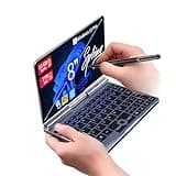 8 Inch 2-in-1 Mini Laptop,HD Rotatable Touch Screen Support Handwriting Windows 11 Pro Small Laptop,Intel N100/N150,12GB RAM, 1TB SSD,Wi-Fi 6, BT 5.2,2 MP Camera,G-Sensor,HDMI,Type C Ultra Pocket PC