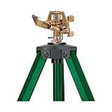 Orbit 1/2 -inch Heavy-Duty Zinc Impact Sprinkler on Adjustable 22 - 48-inch Metal Tripod