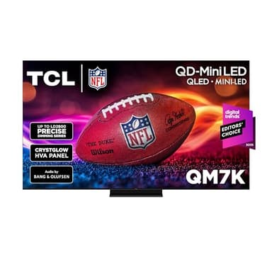 TCL 75 Inch Class QM7K Series | Mini LED QLED 4K HDR | 75QM7K, 2025 Model | 120HZ-144HZ Anti Reflective Screen Smart Google TV Dolby Atmos Onkyo Audio | Voice Remote Alexa Gaming Streaming Television