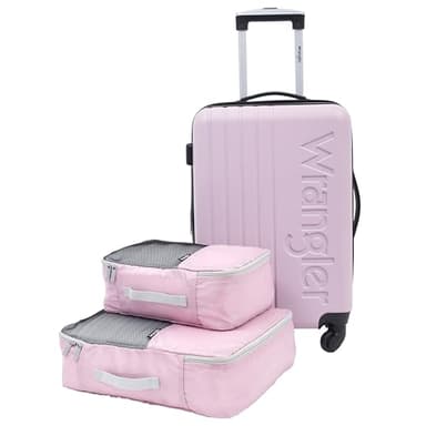 Wrangler Carry-On Luggage Set, Lilac