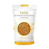 GiGi Hard Wax Beads, Golden Honee All Purpose Hair Removal Wax, no strip needed, 14 oz