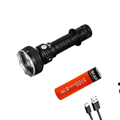 ACEBEAM L35 Immense Output Tactical Flashlight with Dual Switch - 5000 Lumen - Battery Included