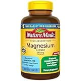 Nature Made Magnesium Citrate 250 mg per serving, Magnesium Supplement for Muscle, Nerve, Bone and Heart Support, 120 Softgels, 60 Day Supply