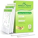 Easy@Home UTI Test Strips: Highly Accurate Urinary Tract Test Kit for Women Men, Bladder Infection UTI Urine Testing, Quick Results, OTC Use (UTI - 5 Pack)