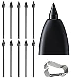 10 PCS Galaxy Tab S6 Lite S Pen Soft Tips/Nibs Compatible with Galaxy Tab S6 / Galaxy Tab S6 Lite S Pen Replacement Tips/Nibs with Tools (S6/S6 Lite Black* 10)