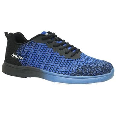 Pyramid Men's Path Lite Seamless Mesh Bowling Shoes - Black/Royal Blue Size 9.5
