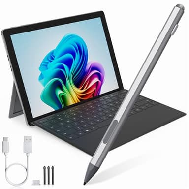 Microsoft Surface Pro Pen Stylus - with Touch-Cap Top, 4096 Pressure, Tilt Sensitive, Magnetic, Palm Rejection, Stylus Pen for Surface Pro 11/10/9/8/7/6/5/4/3/Laptop/Book & HP/ASUS/Dell