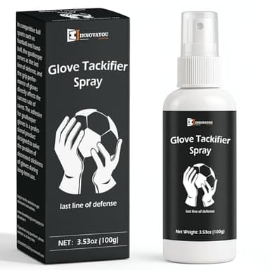 INNOVAYOU Football Glove Spray Glue 100ml, Goal Keeper Gloves Tackifier, Increased Holding Power and Stickiness