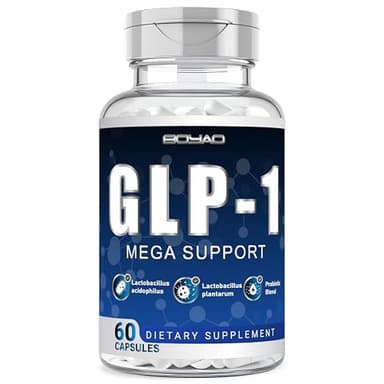 GLP-1 Capsules (Supplements) can Help Alleviate Bloating, Promote intestinal Health, Metabolism, and Overall Health Support. Advanced Formula, Non GMO, Gluten Free! 60 Pieces