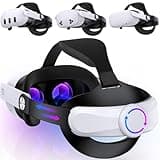 Kawaye Comfort Head Strap Compatible with Meta Quest 3S/Quest 3/Quest 2, Adjustable VR Headset Strap with Upgraded Cotton BackPad, Elite Strap Replacement Enhanced Support&Comfort&Reduce Pressure