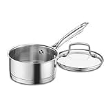 Cuisinart 8919-14 Professional Series 1-Quart Saucepan with Cover, Stainless Steel, Mirror Finish