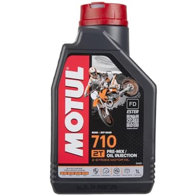 Motul 710 2T Full Synthetic Premix 2 Stroke Oil 4L (1L)