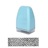 Wide Identity Theft Protection Roller Stamp - Confidential Privacy Information Stamp & Address Blocker Secure Your Personal Data, 1.18 Inch Perfect for Privacy Protection, Blue