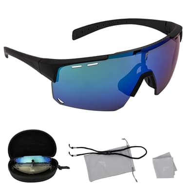 Franklin Sports Pickleball Sunglasses - Sport Glasses with (5) Lenses Included - Indoor + Outdoor Goggles - Eyewear Kit