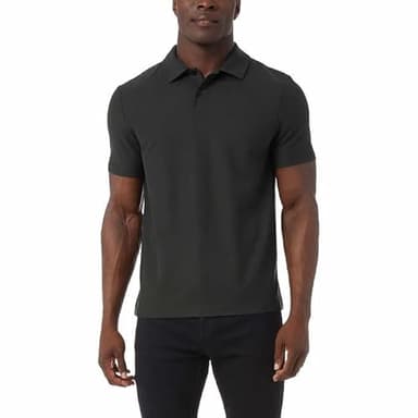 32 Degrees Men’s Micro Pique Polo (Gray, XL)